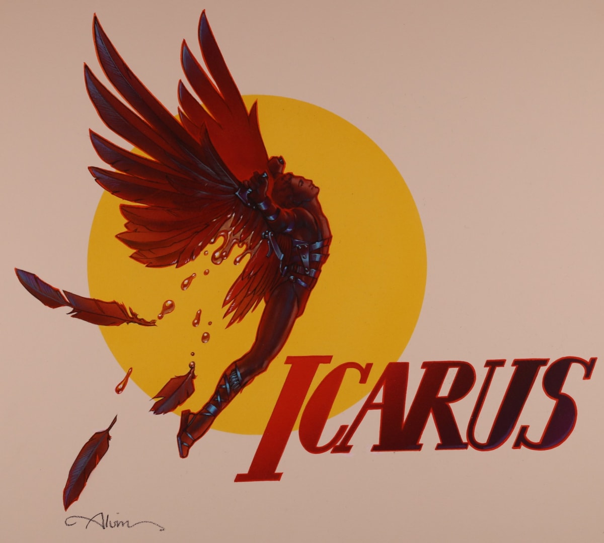 Virtual World Video Game Key Art, Icarus by John Alvin 