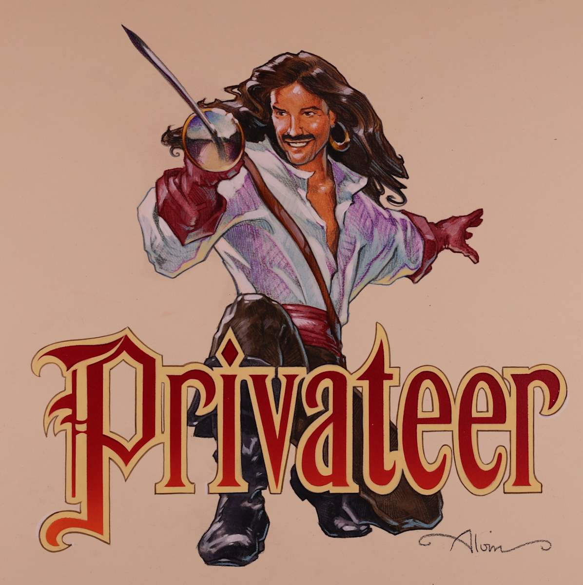 Virtual World Video Game Key Art, Privateer, Privateer by John Alvin, Image 2.