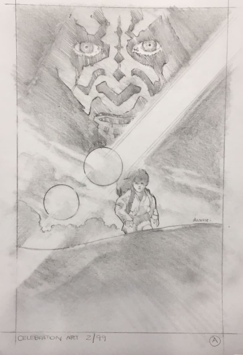 Star Wars Celebration I Poster Concept, Close to Final Poster by John Alvin, Image 1.