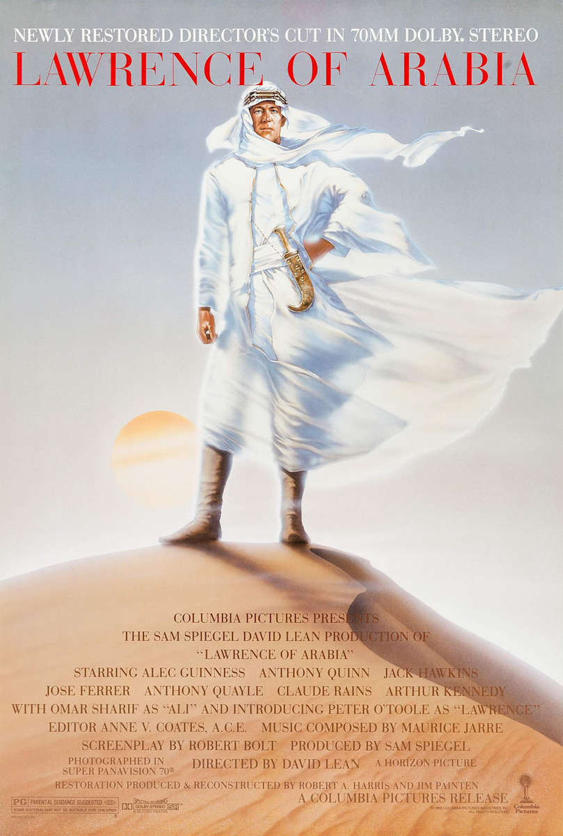 Lawrence of Arabia 1989 Re-release Poster by John Alvin 