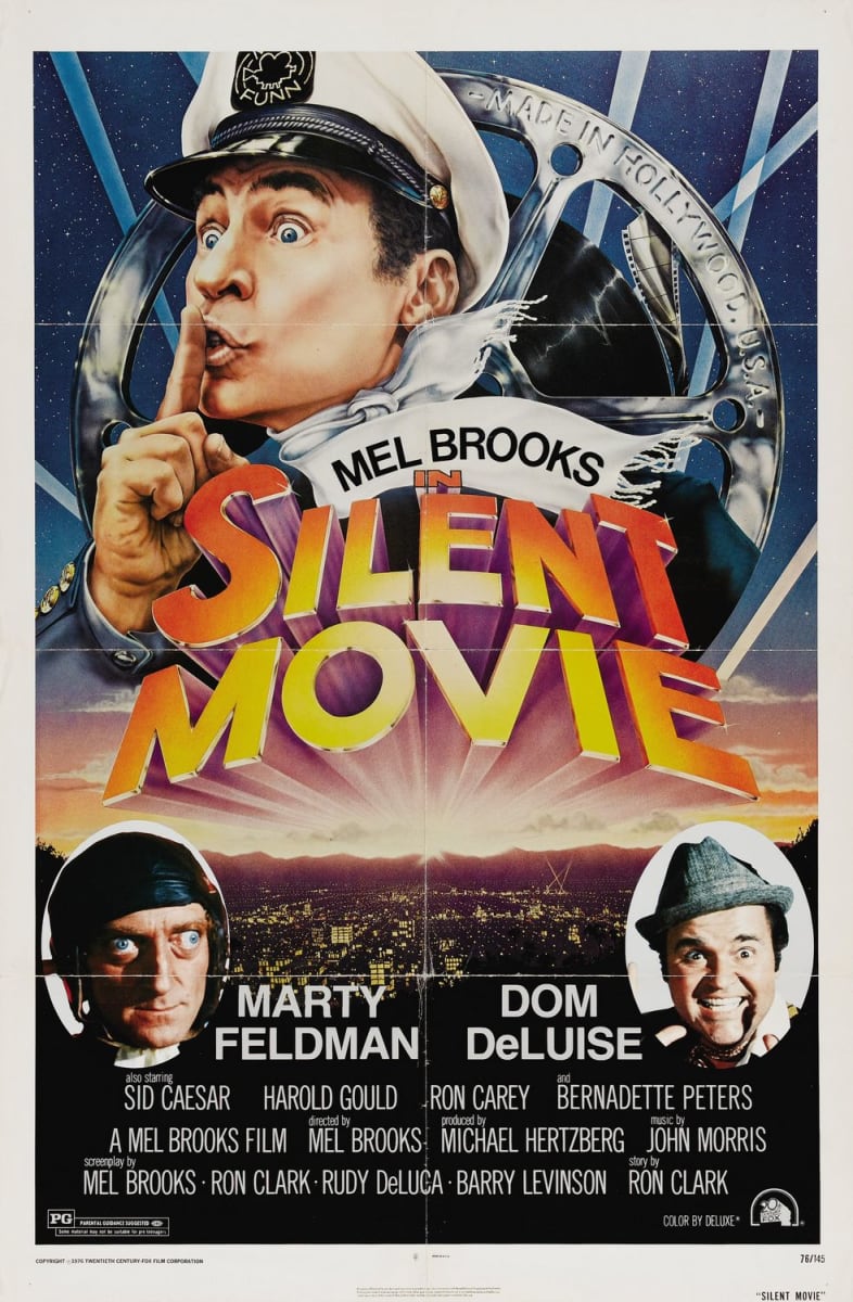Silent Movie Theatrical Release Poster by John Alvin, Image 1.