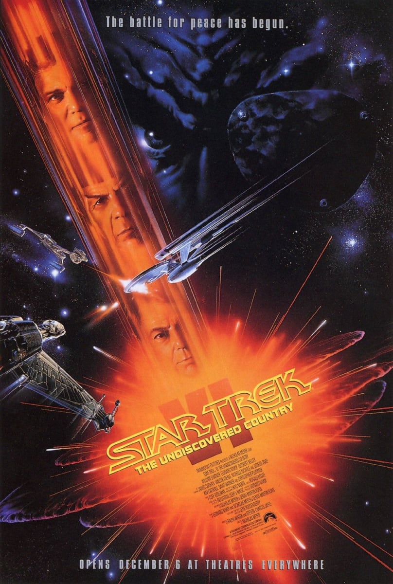 Star Trek VI: The Undiscovered Country Theatrical Release Poster by John Alvin, Image 2.