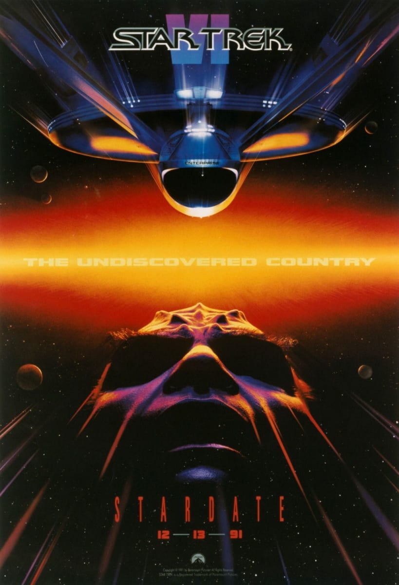 Star Trek VI: The Undiscovered Country Teaser Poster by John Alvin, Image 1.