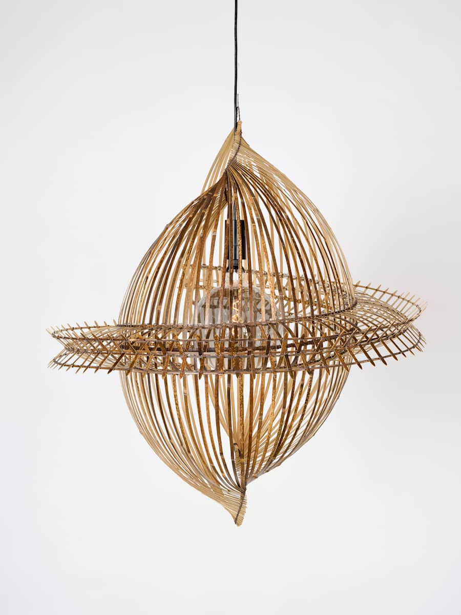 Double Saturn Lamp by Charissa 