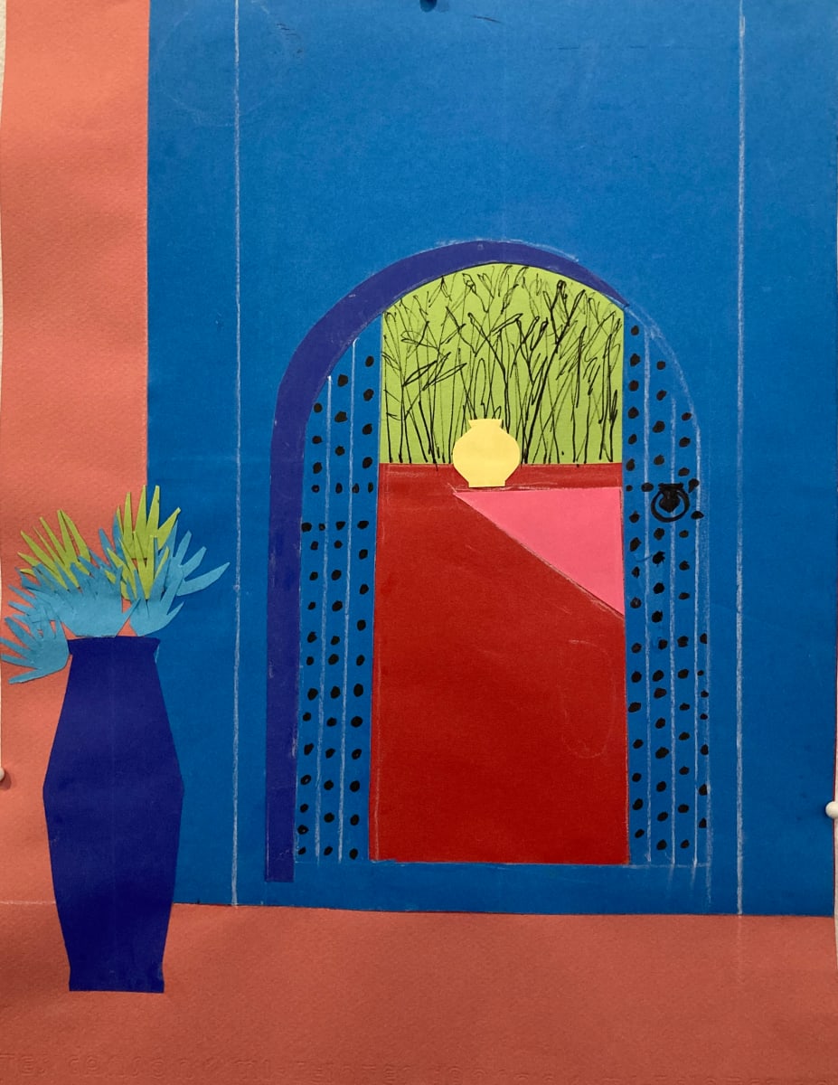 Majorelle doorway by SAL SIDNER 