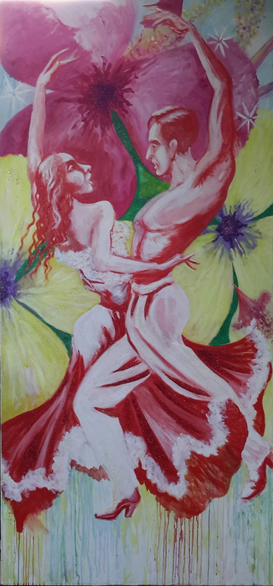 FLAMENCO TRYPTICH by SAL SIDNER 