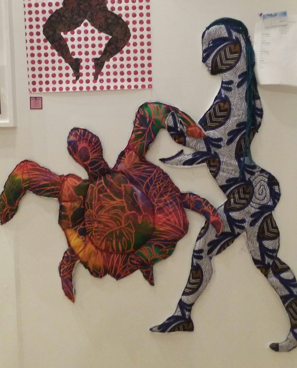 Yemaya and the turtle by SAL SIDNER 