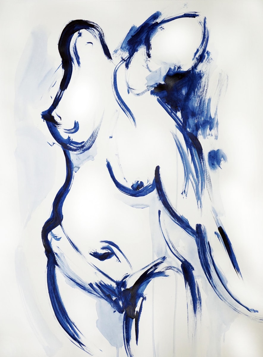 Gesturing in Blue, 2 by Janea Spillers 