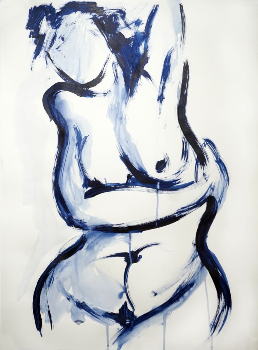 Gesturing in Blue, 3 by Janea Spillers 