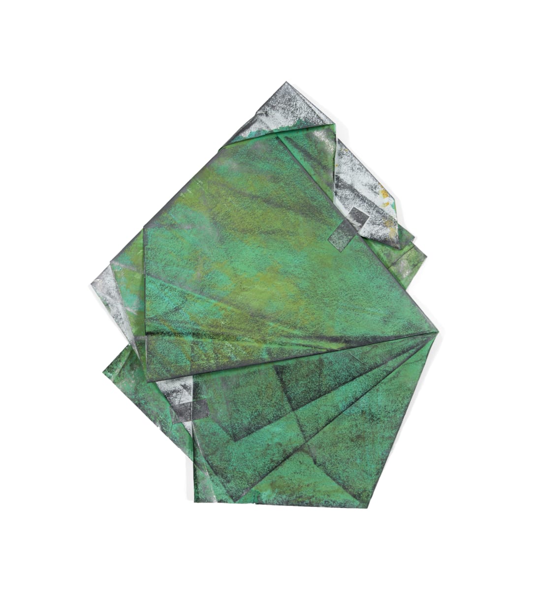 To fold is to double (35, green) by Astri Snodgrass 