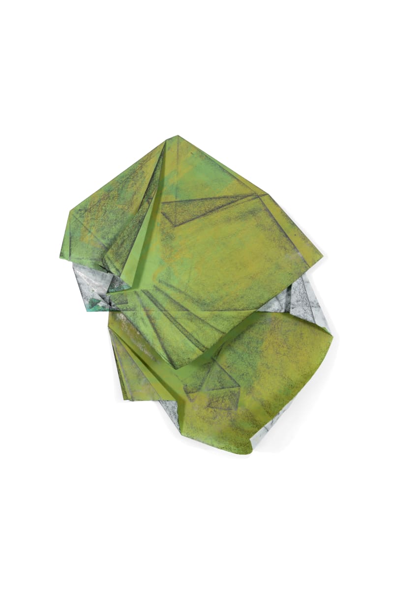 To fold is to double (34, green) by Astri Snodgrass 