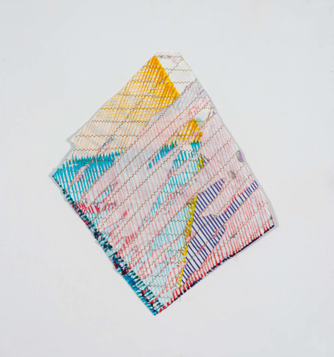 Untitled (stained quilt study) by Astri Snodgrass 