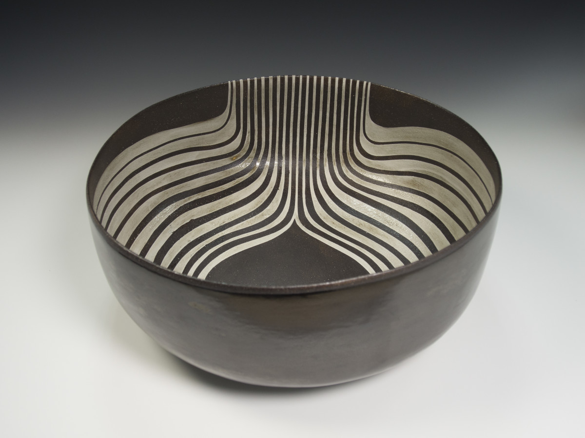 Black and white 60s Bowl by BilianaPopova 