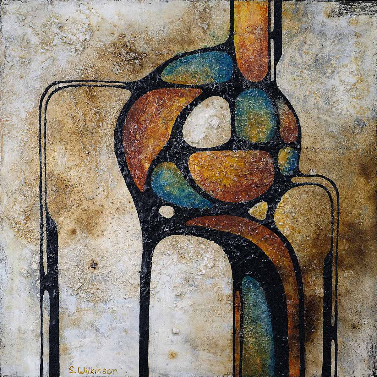 Embrace by Sonia Wilkinson  Image: ''Embrace'—view the artwork without the frame