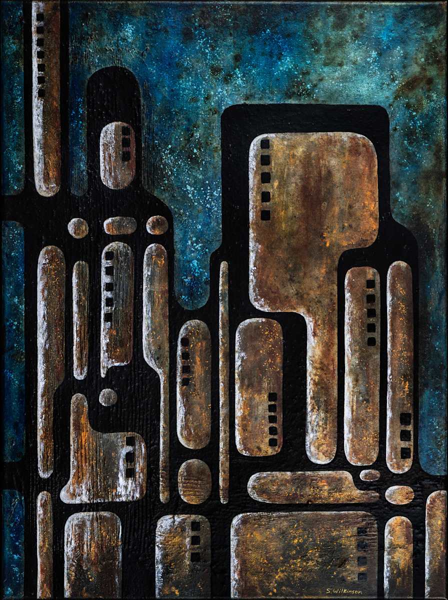 Made with Coffee by Sonia Wilkinson  Image: 'Made with Coffee'—view without the included frame.