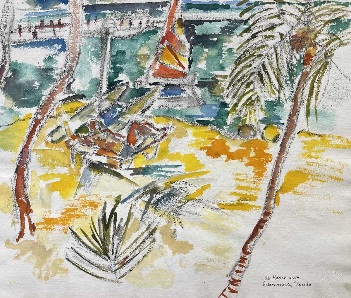 Sunbathing in Florida by Mari Lyons, Image 1.