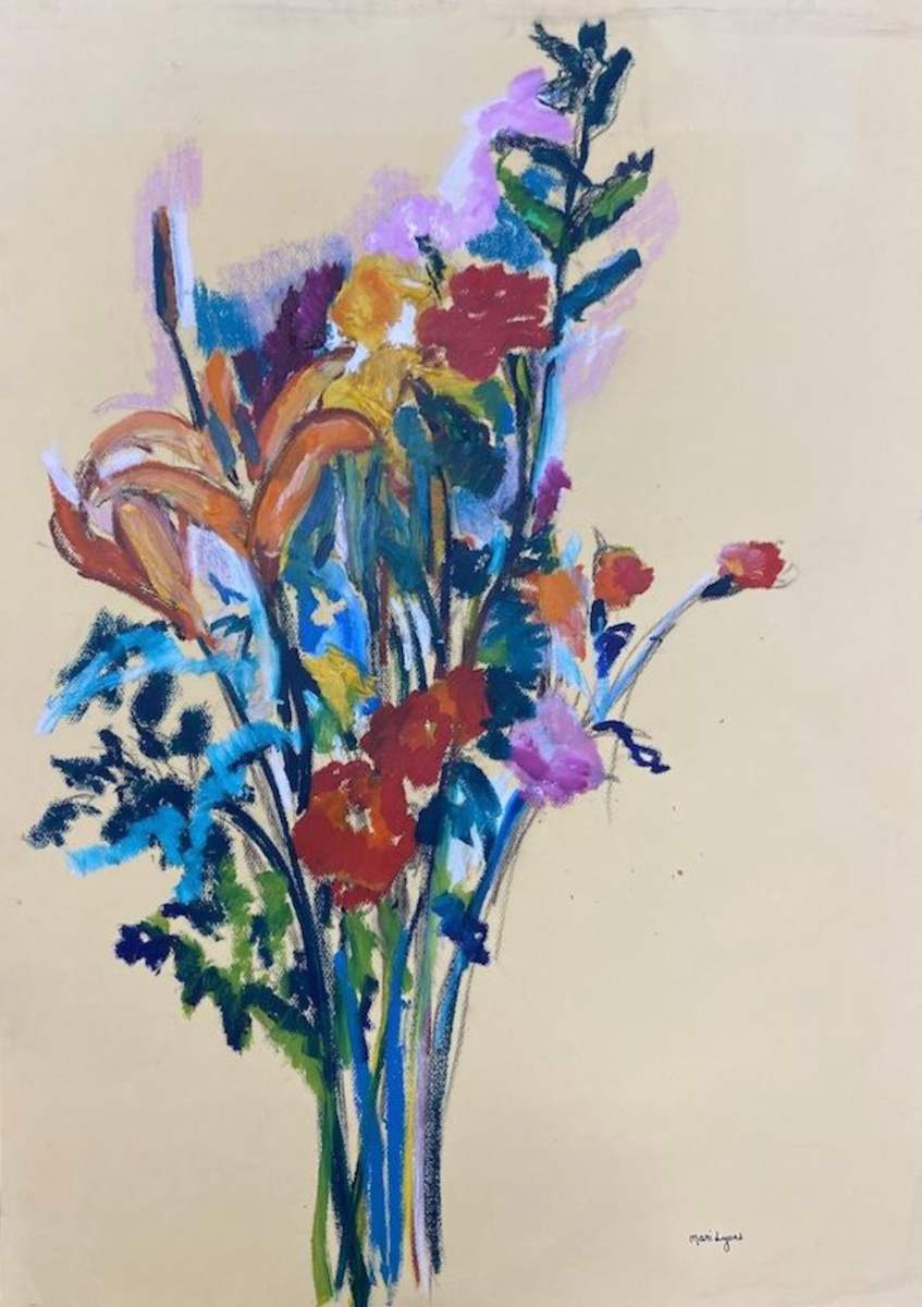 Wildflowers on Stem by Mari Lyons, Image 1.