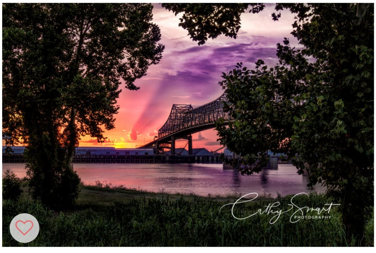 (1) A Framed Sunset by Cathy Smart 