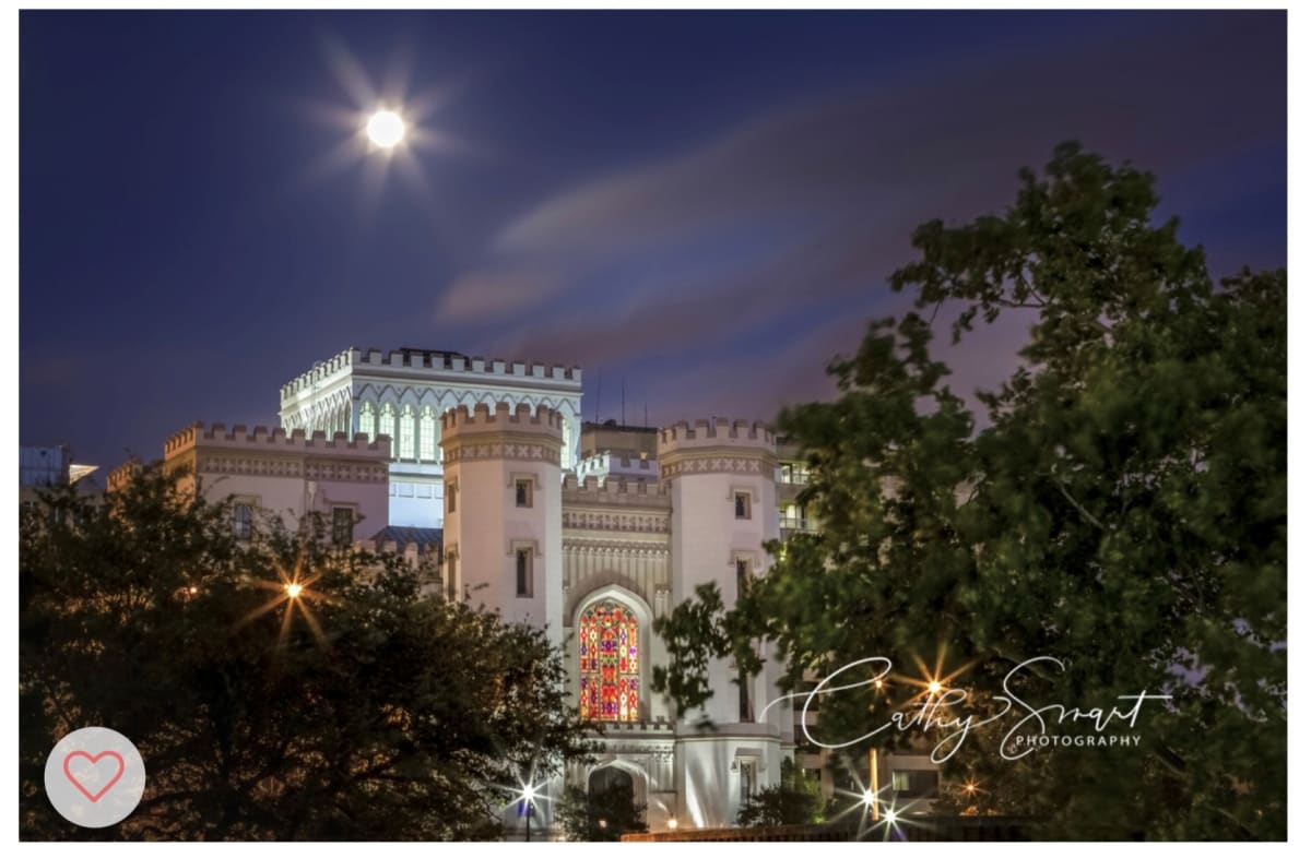 (21) Moon Over the Old State Capitol by Cathy Smart, Image 1.