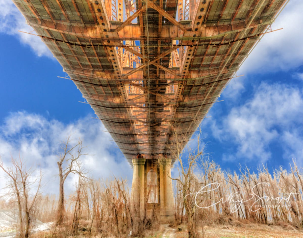 (46) The Old Mississippi River Bridge by Cathy Smart, Image 1.
