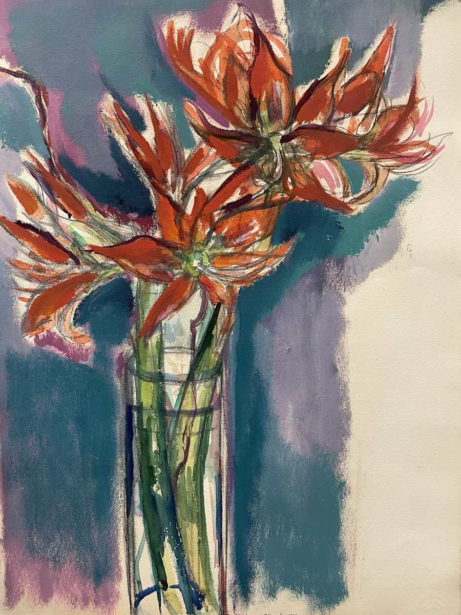 Sunflowers in Vase by Mari Lyons, Image 1.