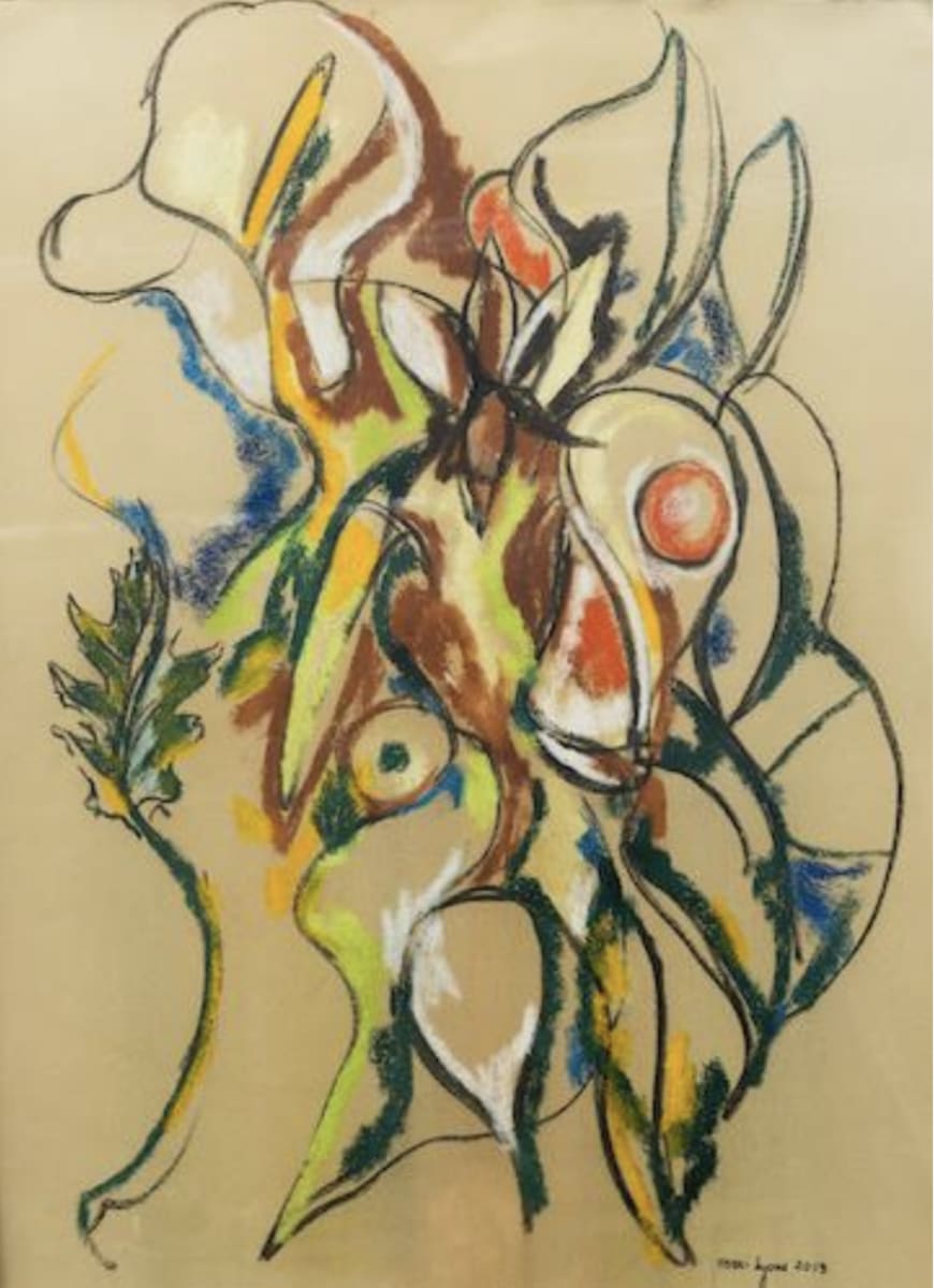 Abstract with Leaf by Mari Lyons, Image 1.