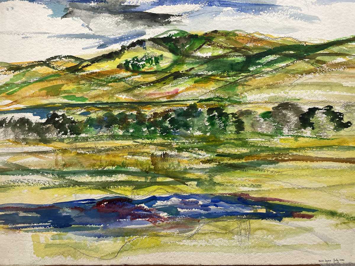 Blue Pond Bushes Mountain by Mari Lyons, Image 1.