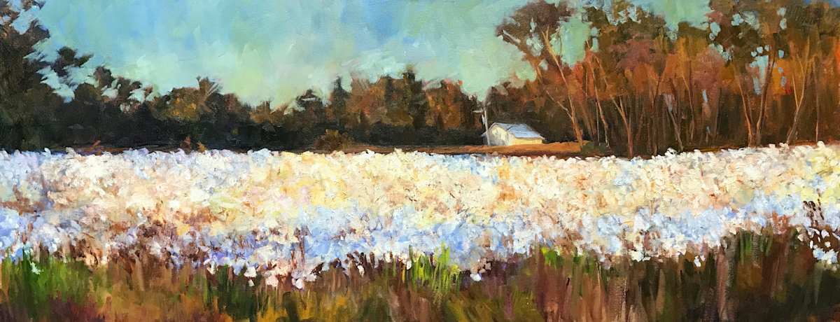 South Alabama Cotton Fields by Dana Mosby 