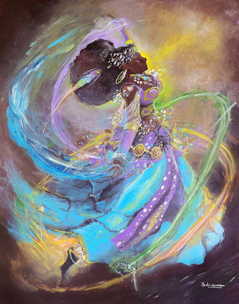 A'She Dance IV: Elemental Barrel by Antoine "GHOST" Dijion Mitchell, Image 1.