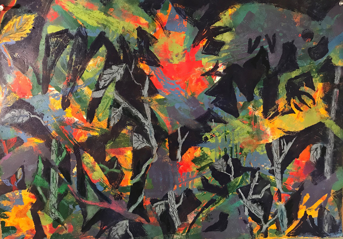 Garden on Fire by Deborah Mitchell 