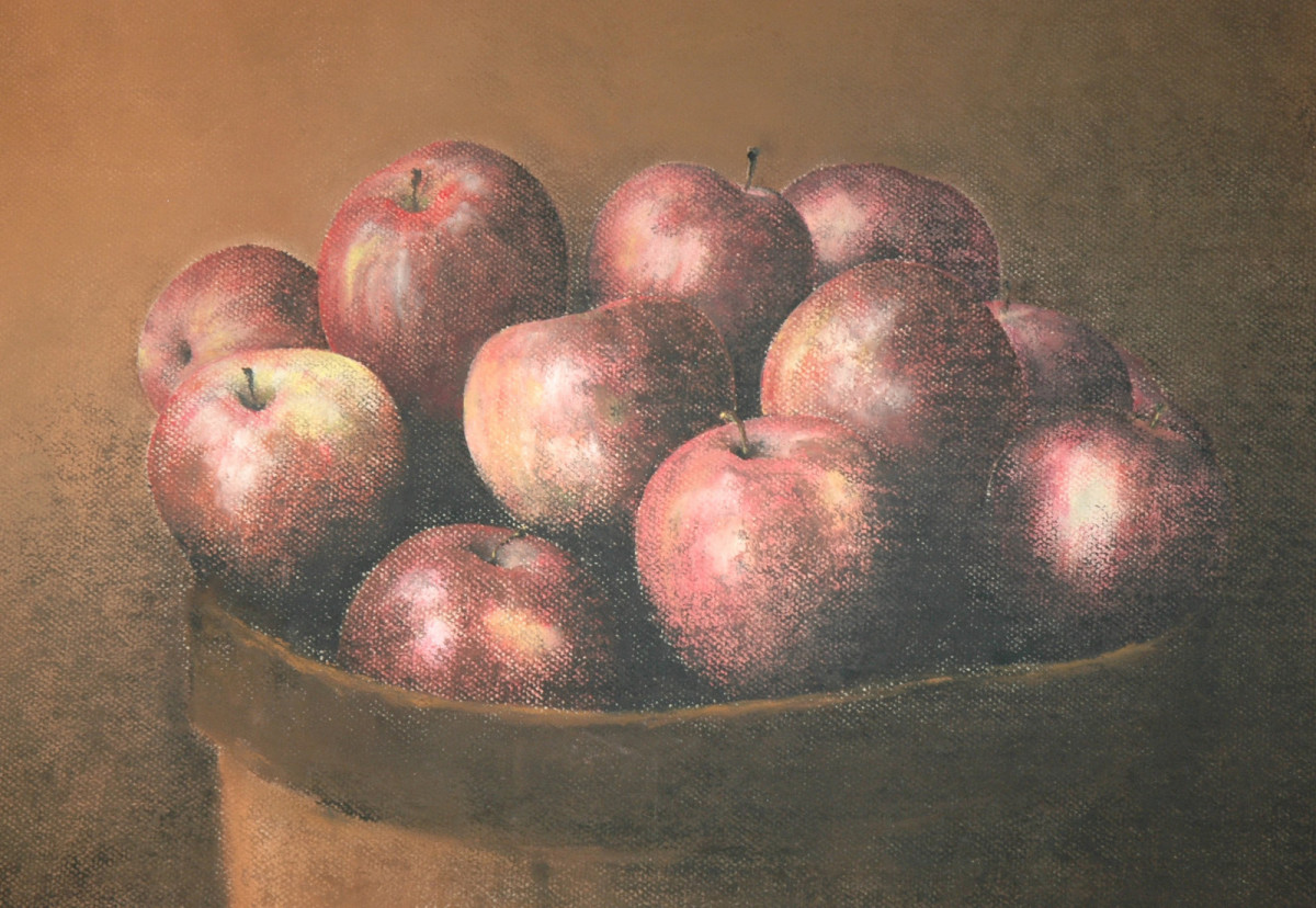 Bucket of Apples by Abdul Khaliq Ansari 