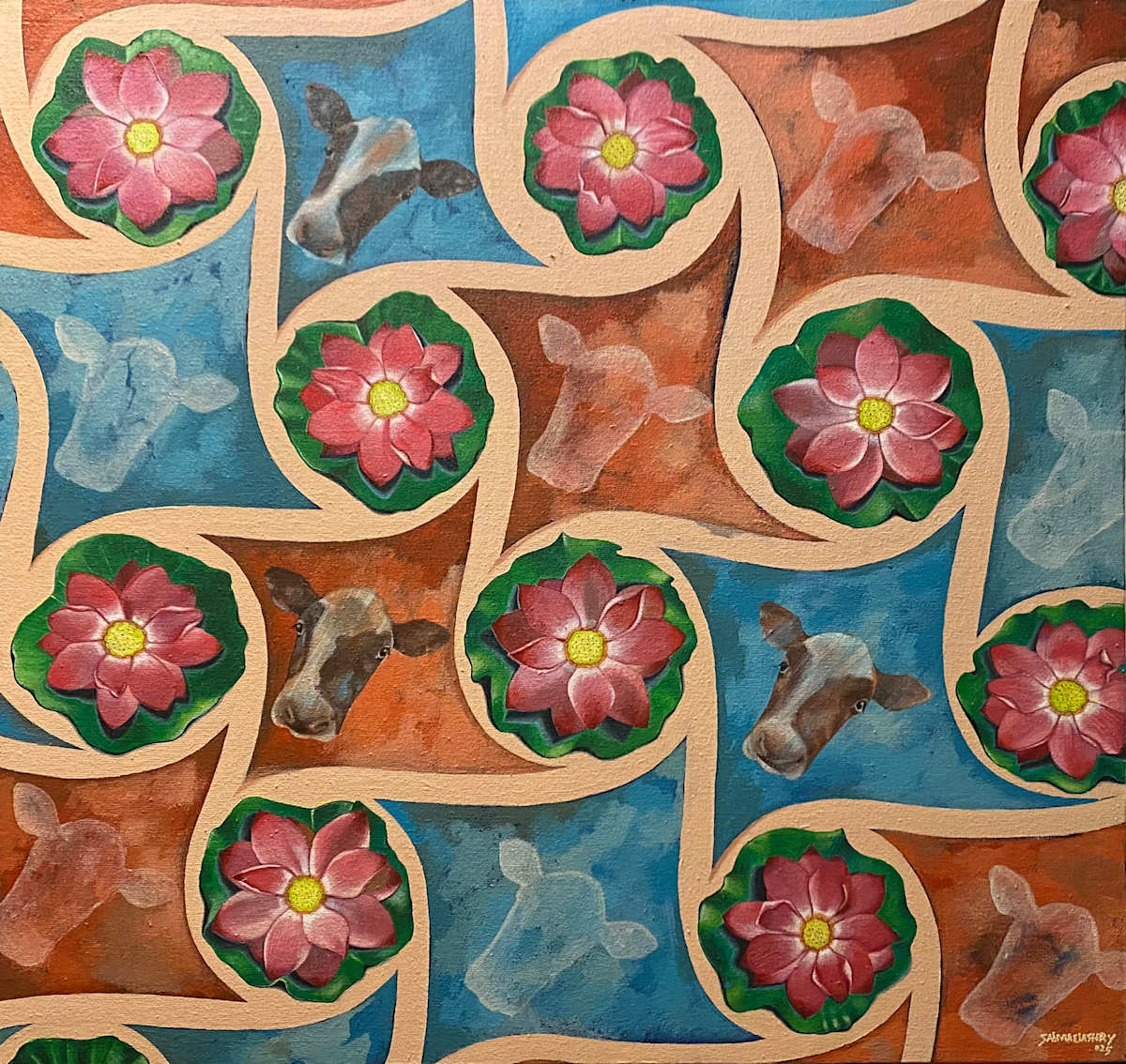 زهرة المعبد by Salma Elashry, Image 1.