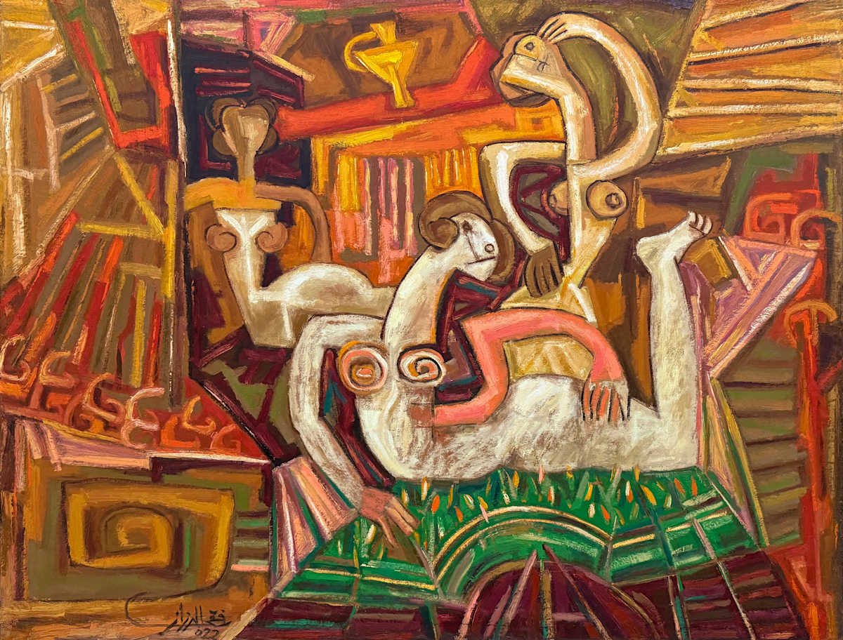 24 - Les Femmes D’Alger by Refki Elrazzaz, Image 1.