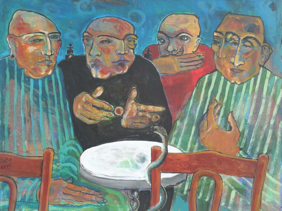 At the cafe 2 by Omar El Fayoumi 