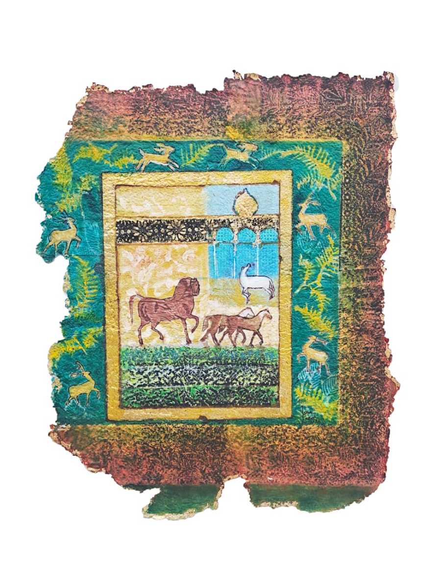 Arabic Horses Running by Israa Kazem, Image 1.
