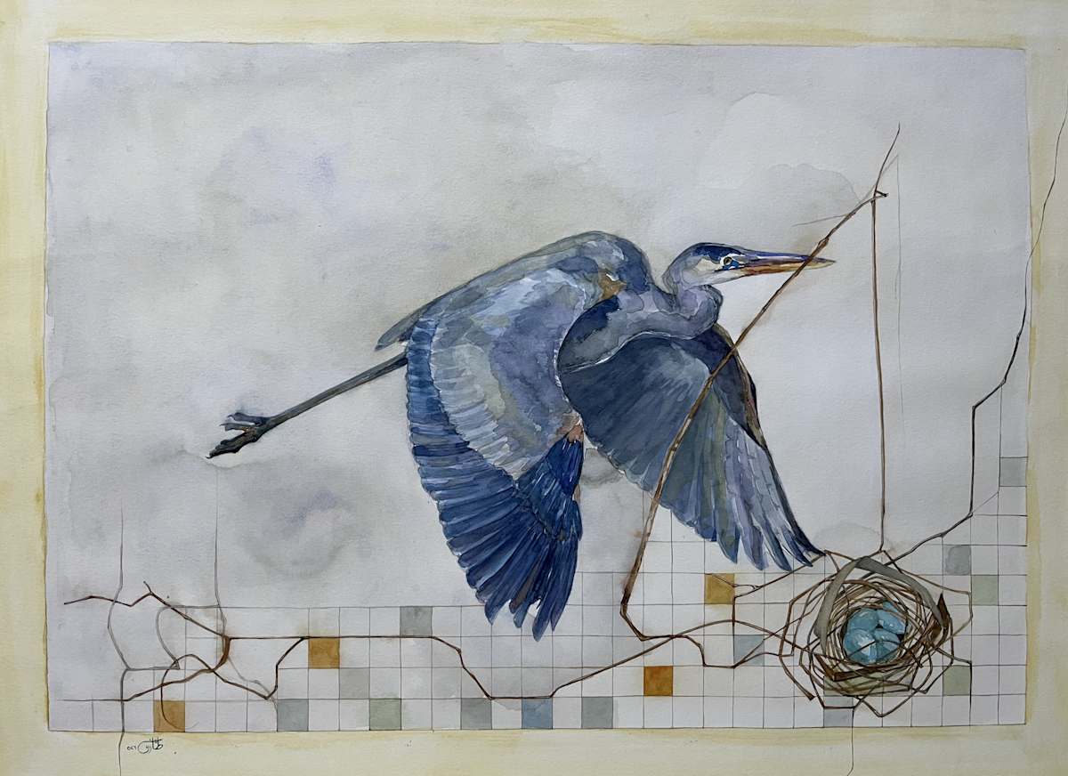 The Grey Heron by Eman Tark, Image 1.