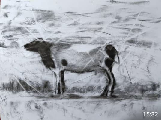 Cows 4 (set of 3, sold separately) by Ahmed Fawzi Emara, Image 2.