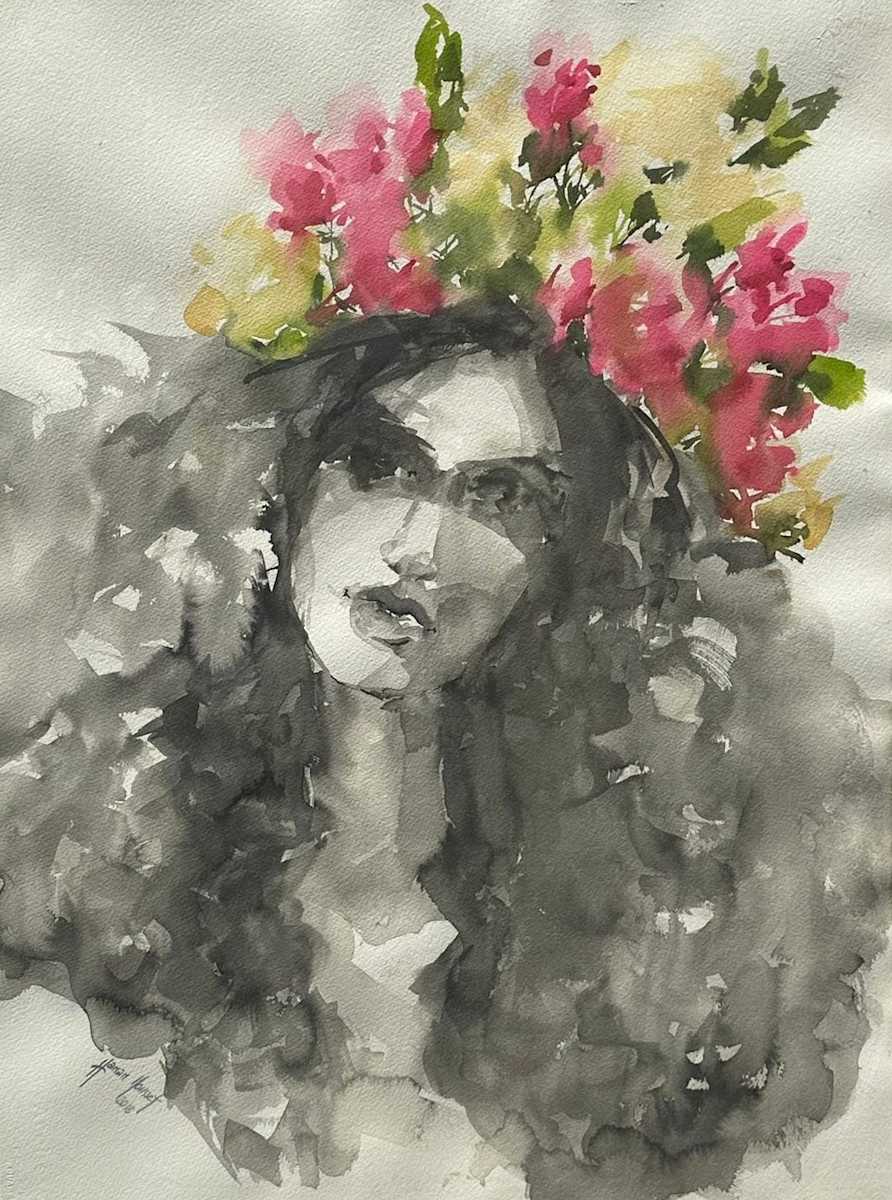 Flowers Tiara by Hanan Youssef 