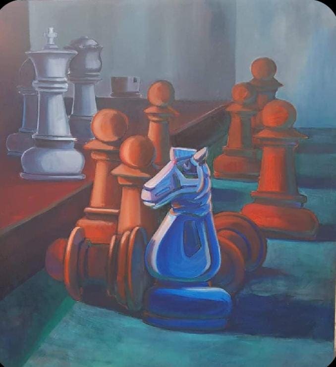 Game of Chess by Farida Hegazy 