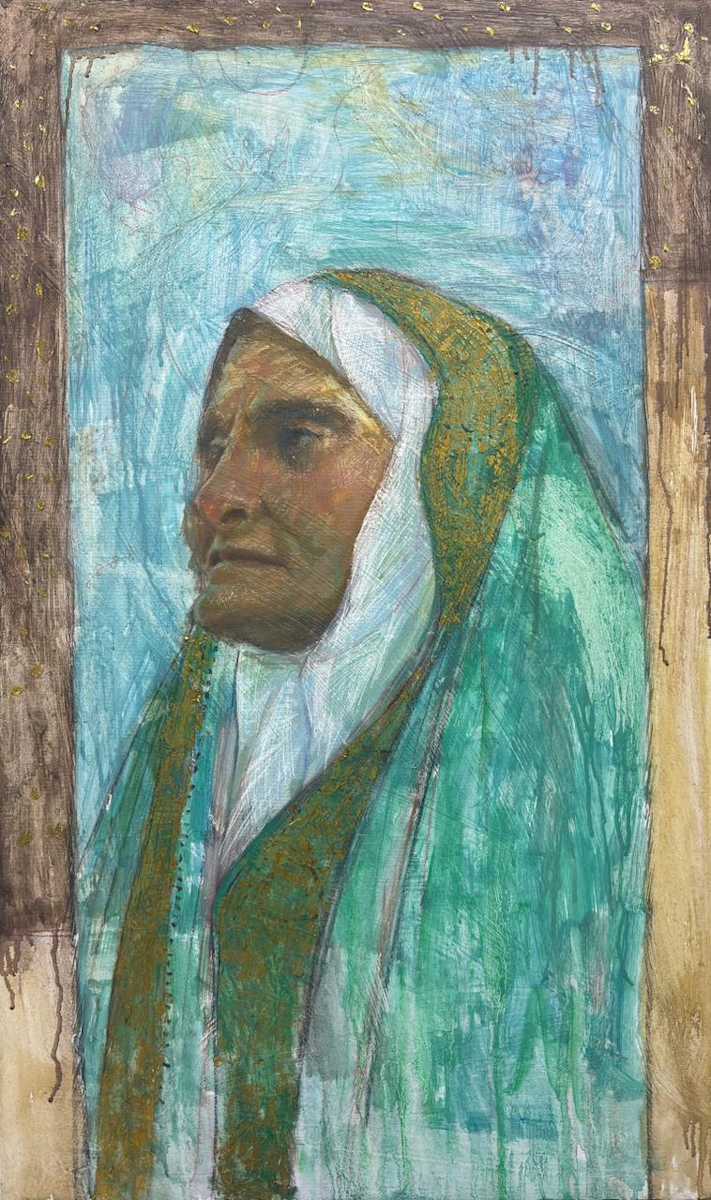 A woman by Ahmed Nassr 