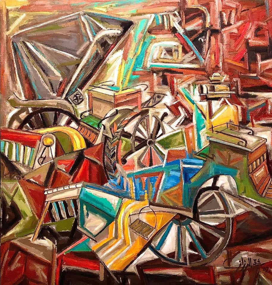 49 - The Hourse-Carriage by Refki Elrazzaz, Image 1.