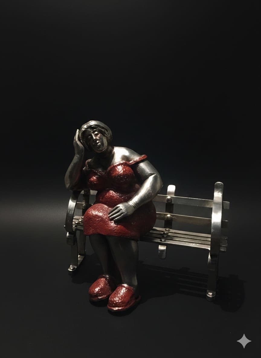 Woman on Bench by Mostafa Hosny, Image 2.