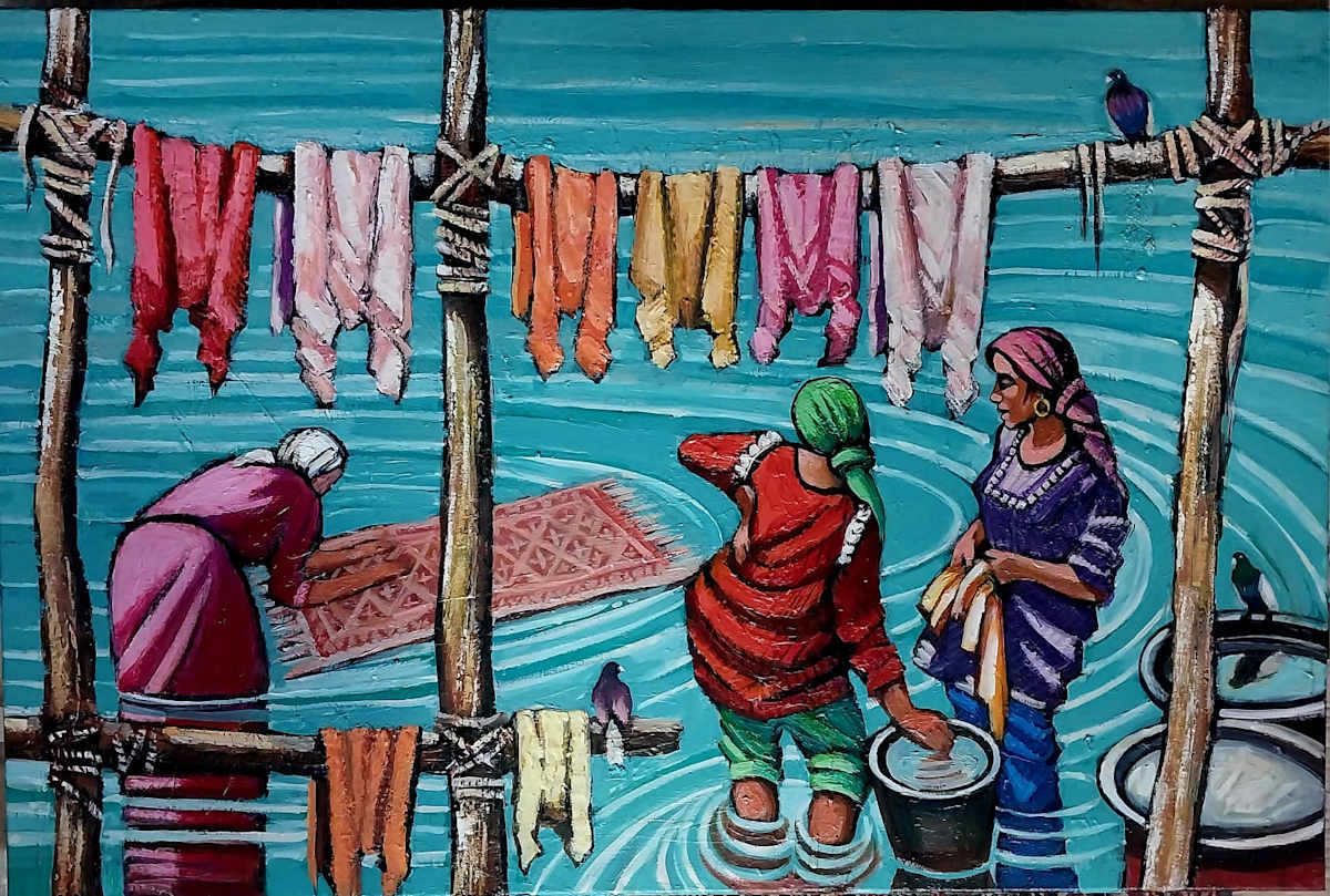 Women on the Nile by Ibrahim Ghazala, Image 2.