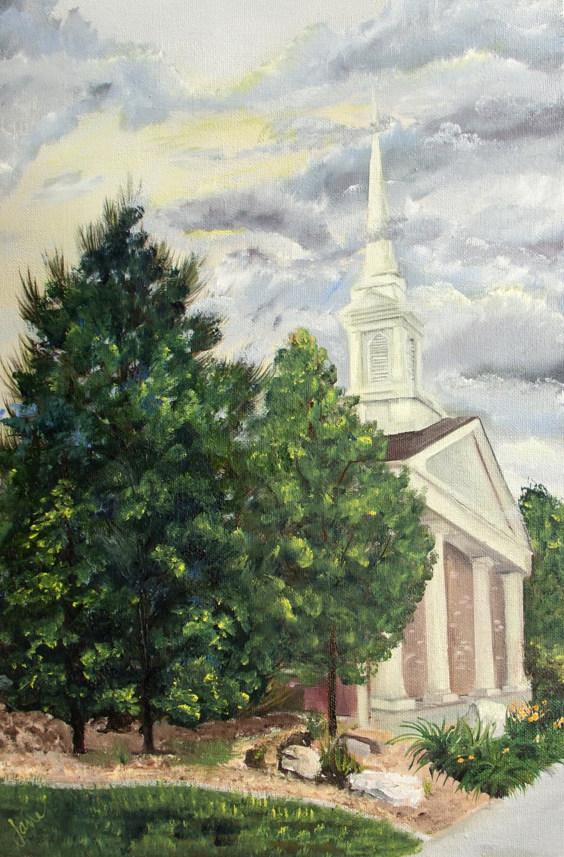 Hale Street Chapel  Image: It was raining like crazy, so this plein Air painting was completed almost exclusively in my studio. Oh well.  I donated this painting to my Bishop, as long as he will leave it in his office when he is released.  