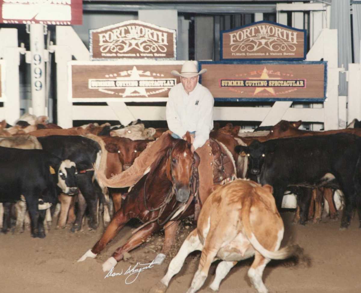 John Logan  Image: John Logan showing at the 1999 NCHA Derby, Amateur. 