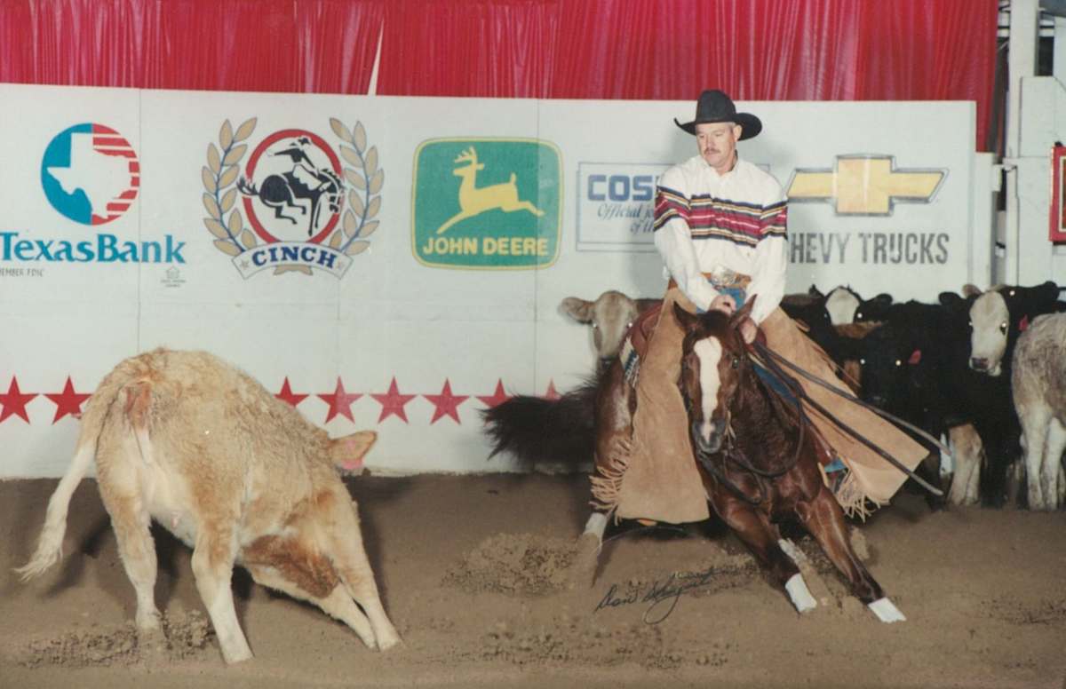 Eddy Longley  Image: Eddy Longley at the 1999 NCHA Futurity. 