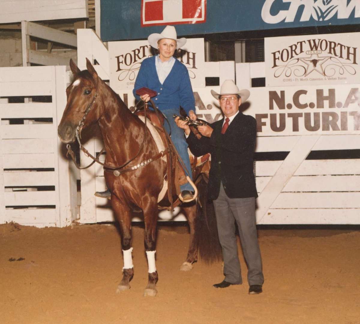 Kay Floyd  Image: Kay Floyd at the 2000 NCHA Derby. 