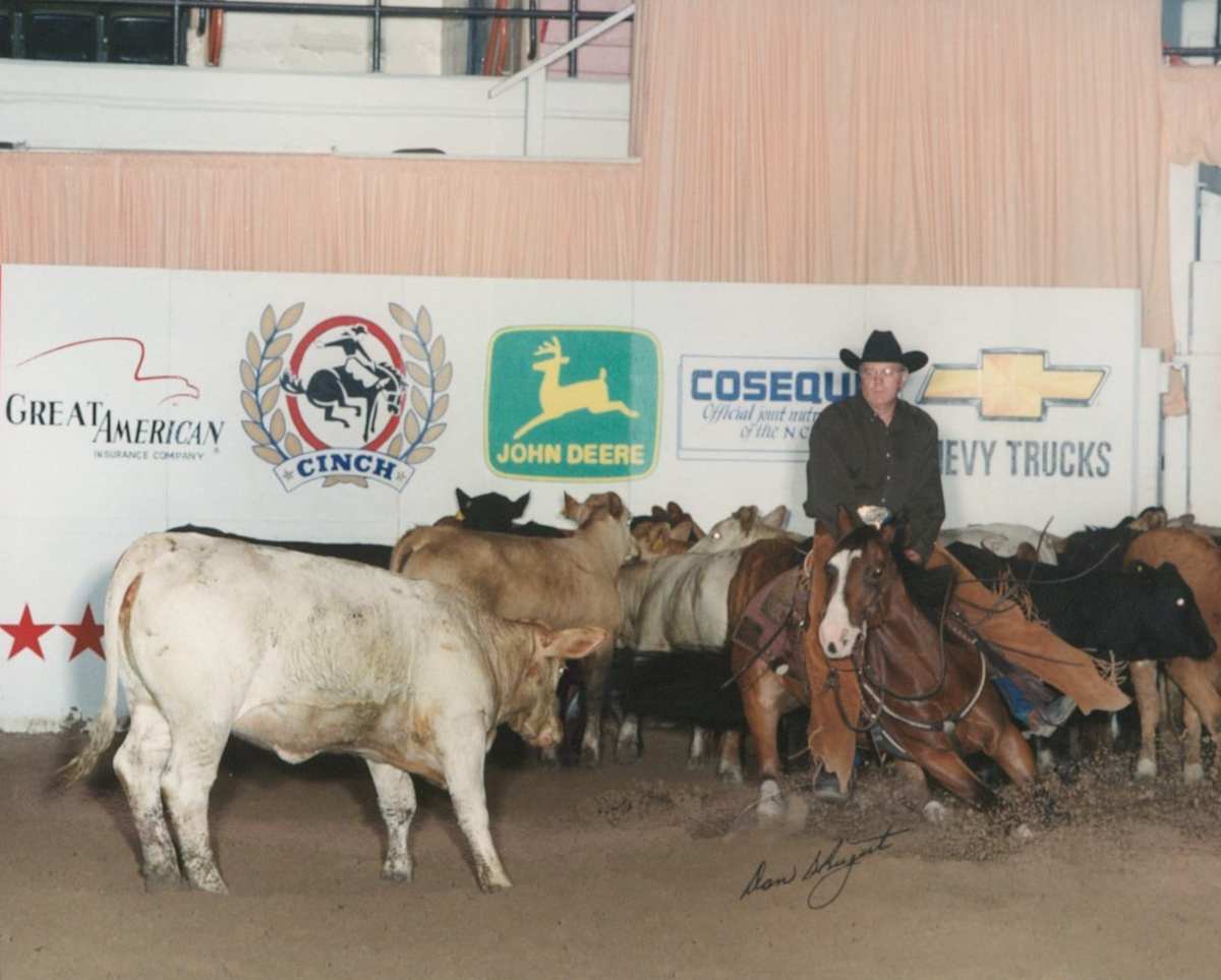 Bill Lacy  Image: Bill Lacy showing at the 2000 NCHA Super Stakes, Classic Amateur.