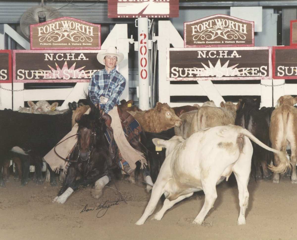 Benjamin O'Neill  Image: Benjamin O’Neill riding A Little Star at the 2000 NCHA Super Stakes, Amateur