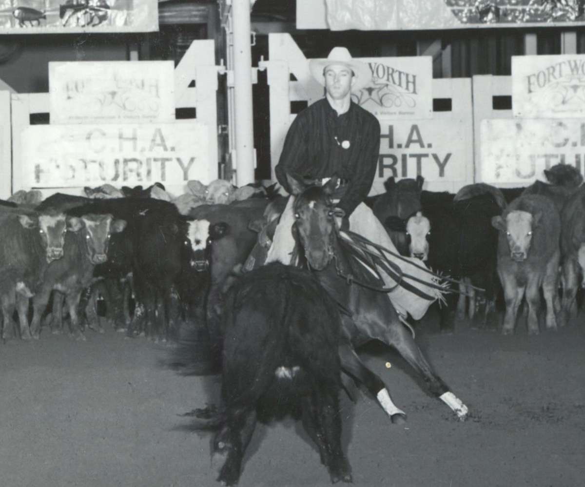 Hicapoo  Image: Hicapoo ridden by Paul Hansma in the Open at the NCHA Futurity. 